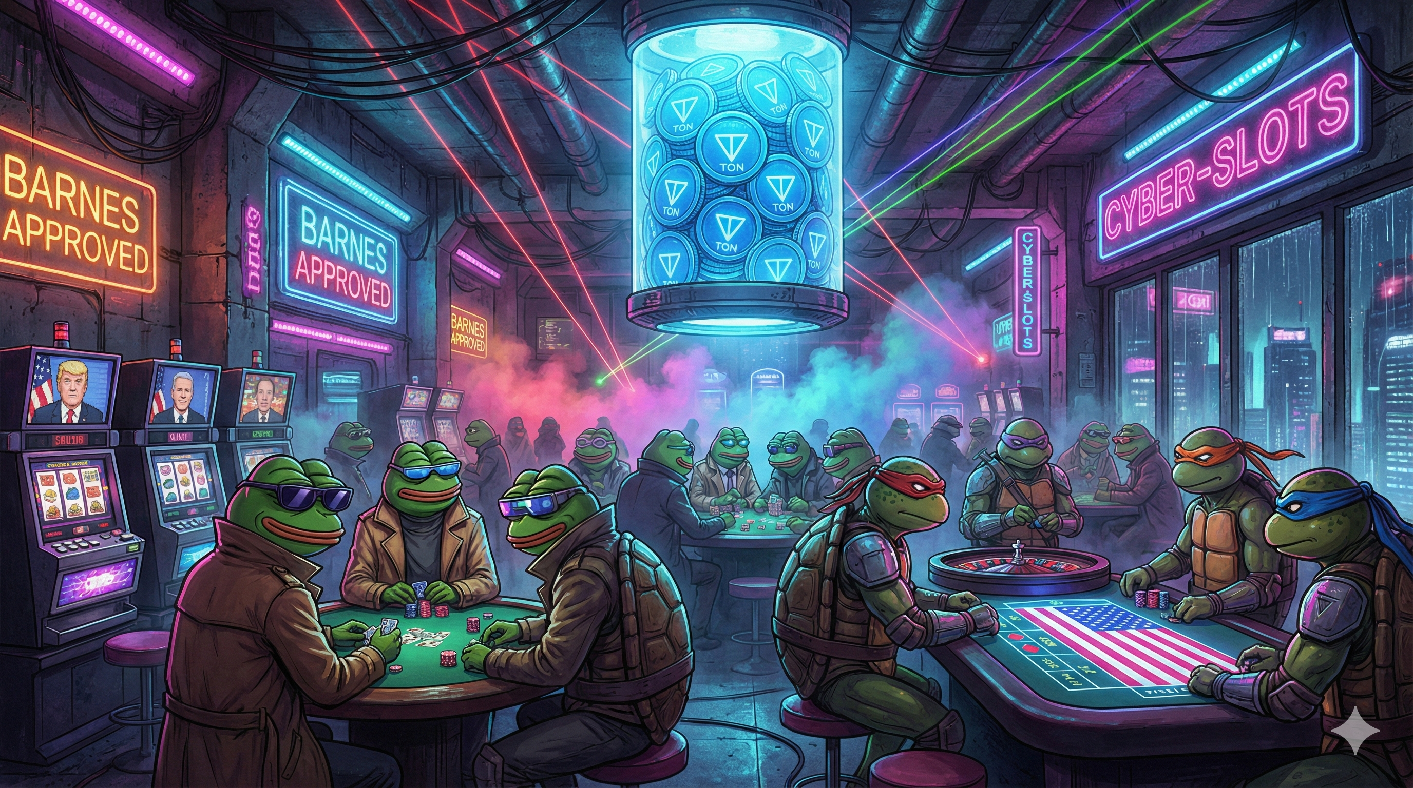 Frog Casino Interior